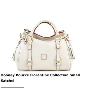 Dooney & Bourke Florentine small satchel ecru. Like new condition